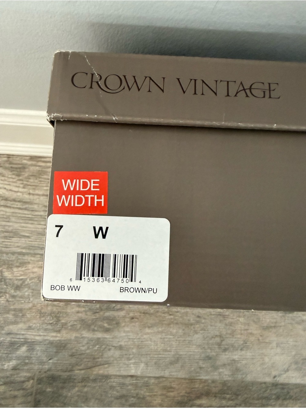 Crown Vintage Bob Wide Width Oxford - Kids - Picture 4 of 4